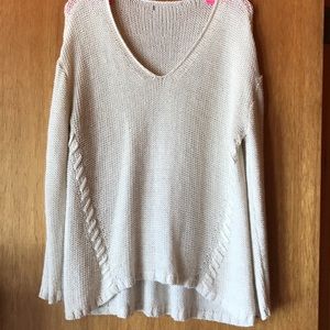 Ladies off white sweater